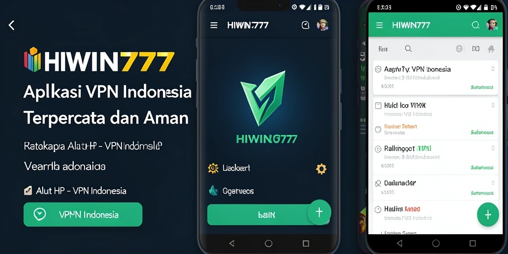 Antarmuka pengguna HIWIN777 yang sederhana dan intuitif.