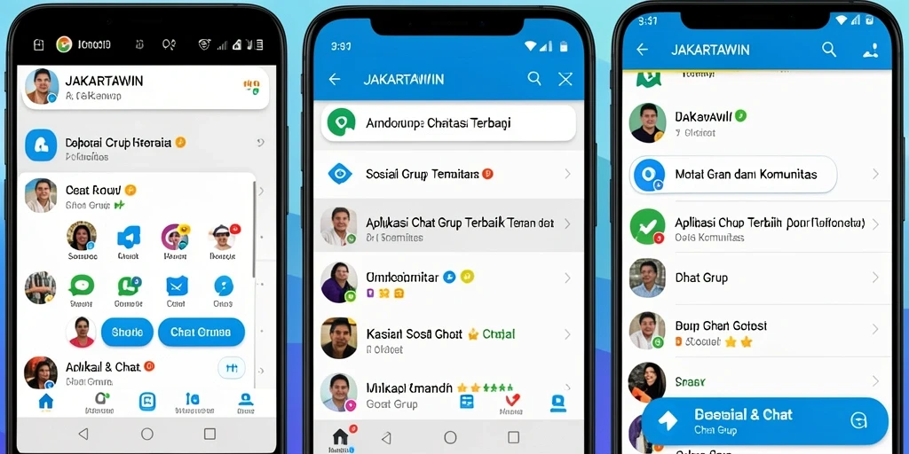 Antarmuka JAKARTAWIN yang menarik dan ramah pengguna.