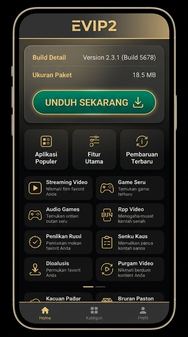 Tampilan halaman APK evip2